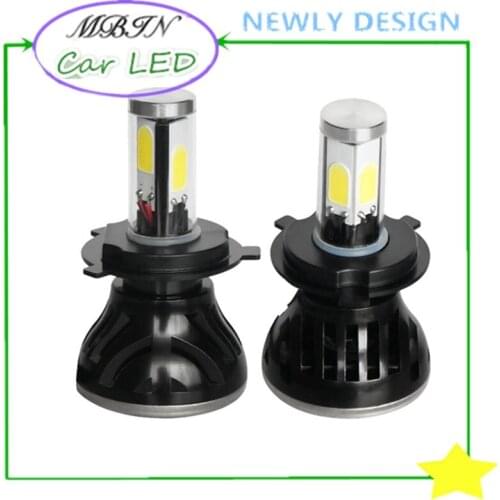 1pair G5 Hi/lo beam 40W 4000LM 6000K H4 HB2 9003 9004/9007 HB1/HB5 H13 9008 COB LED Headlight built-in-fan fog Driving lamp