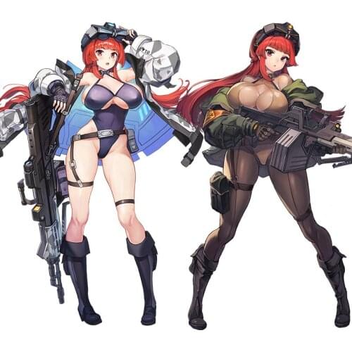 Three Ratels CA35 Red enchantress Last Origin Stickers For Suitcase Laptop Luggage Motorcycle home decoration accessories