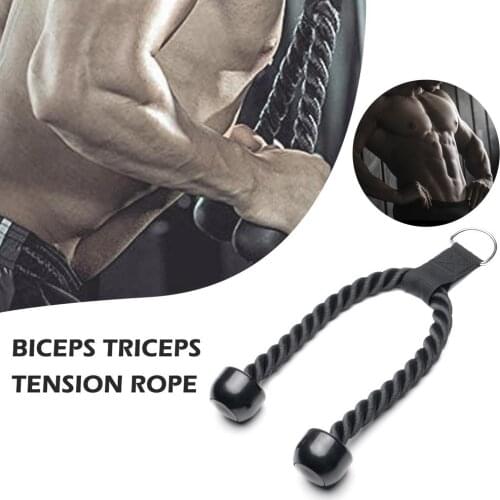 Heavy Duty Tricep Rope Push Pull Down Cord For Bodybuilding Biceps Muscle Training Home Gym Workout Fitness Exercise Equipment