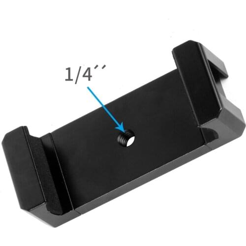 Universal Camera Tripod Holder Clip Bracket Holder Mount Adapter with Cold Shoe Mount For Camera Tripod Mount Holder Stand