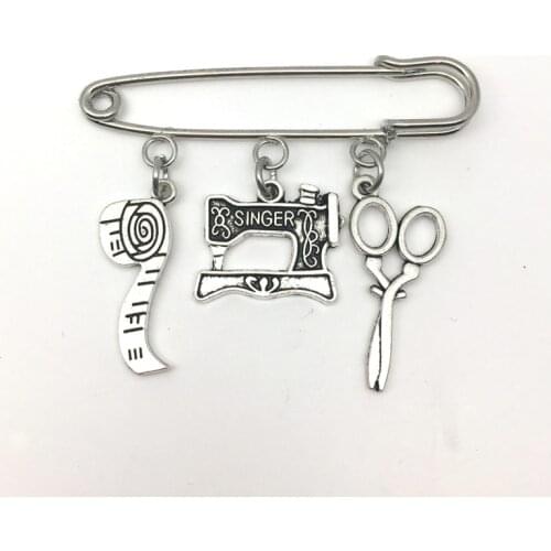 ZOUTYI Silver Brooches For Clothes