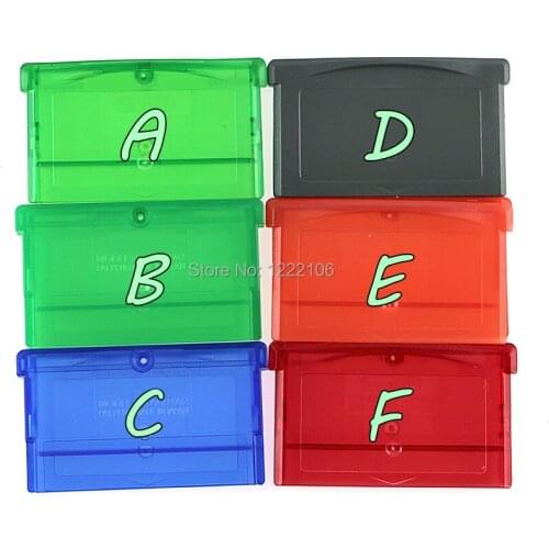 50pcs Game Card Shell with screws for Gameboy Advance GBA Housing Shell for GBA GBM GBA SP NDS NDSL Game Card