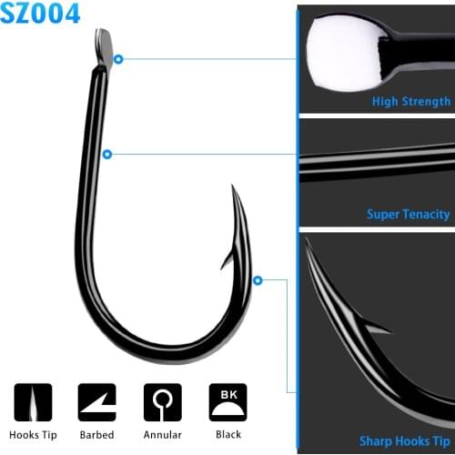 50pcs/lot 1#-15# ISEAMA Fishhook Single Jig Hook Peche High Quality Carp Fishing Hook Anzol Pesca Treble Hooks Fishing Tackle