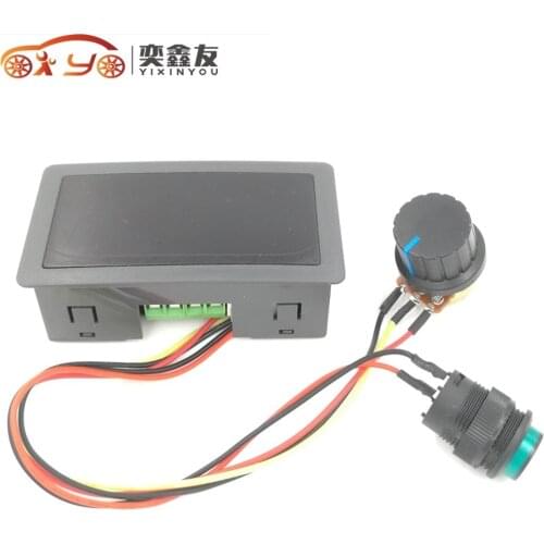 50PCS YIXINYOU CCM5D Digital PWM DC Motor Regulator 6V12V24V Stepless Speed Switch Controller With Display Shell
