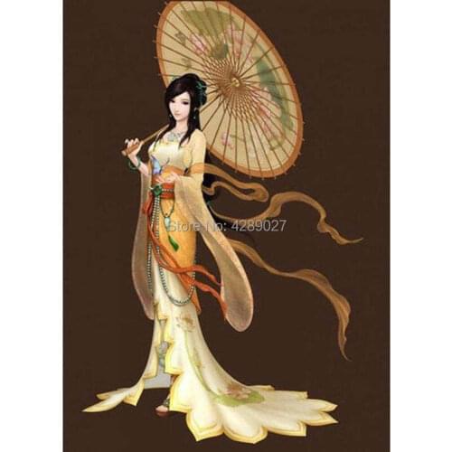 5D Diamond Painting Full Diamond Oriental Classical Girl Cross Stitch Home Decoration Diamond Embroidery Kits Wall Sticker Gift
