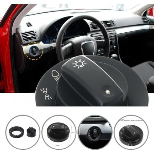 Long Service Life Compact Auto Head Lamp Switch Knob Replacement 8E094153A for A4 S4 8E B6 B7 2000-2007