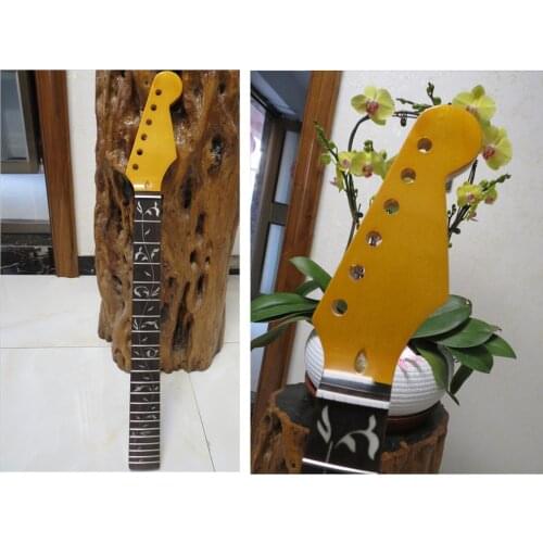 Rosewood fingerboard electric guitar neck frets 22