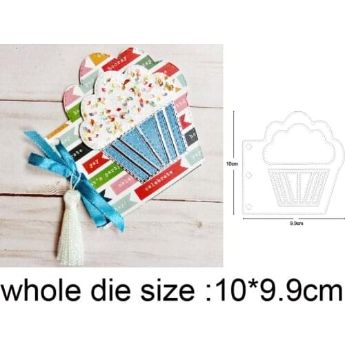 Layering Cake Bookmark Metal Cutting Dies Stencils For Scrapbooking dies DIY Craft Photo Card Making Embossing Die Cuts 2020 New