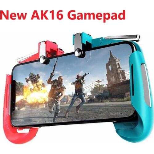 New AK16 Game Joystick Mobile Game Controller Triggers Free Fire Pubg Mobile Controller Compatible for Android IOS IPhone Xr X