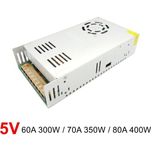 Switching Power Supply 5V Lighting Transformer Driver AC 110v 220v to DC Regulated Adapter 300W 350W 400W For Led Strip Display