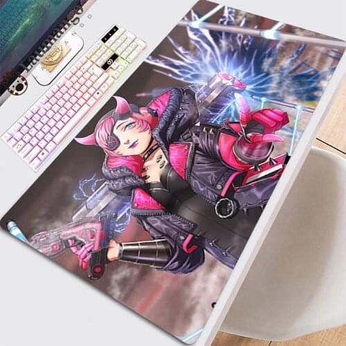 Mouse Pads Kawaii Gamers Accessories Desk Cute Gamer For Big Mousepepad Carpet With Mat Large Keyboard Gaming Apex Legends Pads