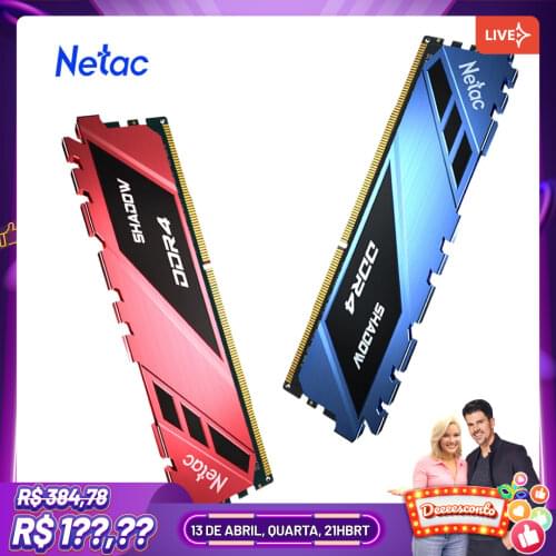 Netac Ram DDR4 Memoria Ram DDR4 16gb 8gb DDR4 3200mhz 2666mhz 3600mhz Memory Heatsink XMP for PC Motherboard