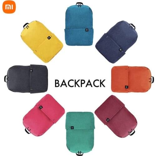 Original Xiaomi Mi Backpack 10L Colorful Bag Urban Leisure Casual Sports Chest Pack Bags Men Women Small Size Shoulder Unise H30