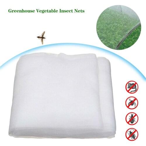 Greenhouse Protective Net Fruit Vegetables Care Cover Insects Nets Garden Pest Control Plant Potection Nylon Cover Breeding Nets