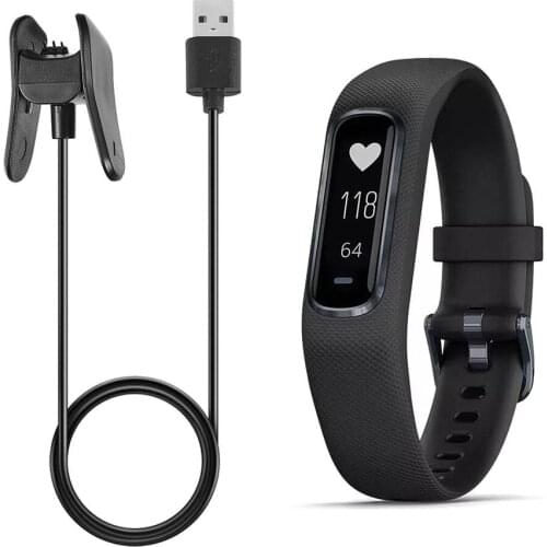 Replacement USB Charging Cable For Garmin Vivosmart 4 Smart Activity Tracker Cord Clip Charger Cradle Dock For Garmin Vivosmart4
