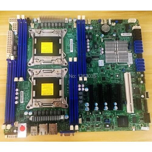 DHL EMS free shipping X9DRL-3F server motherboard SAS C602 LGA 2011 tested working