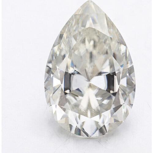 Including The Certification On Sales D Color VVS1 Pear 3 Ex Brilliant Cut Moissanite For Discount Quality
