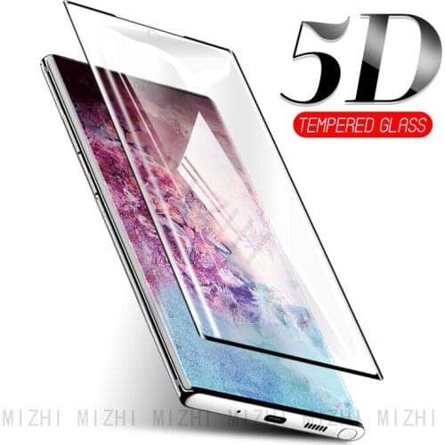 5D Full Curved Screen Tempered Glass For Samsung Galaxy Note10 Plus Protector On For Samsung Note 10 Plus 10Plus Protective Film
