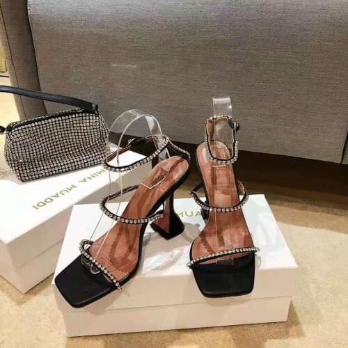 Womens Shoes Gilda Crystal Sandals Come With Box And Dustbag