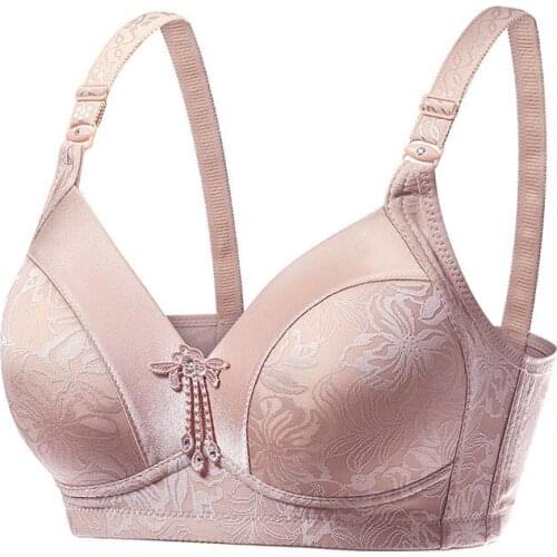Women Cotton Underwear Bra Wireless Bras Push Up Bra Wire Free Everyday Bra for Female Plus Size