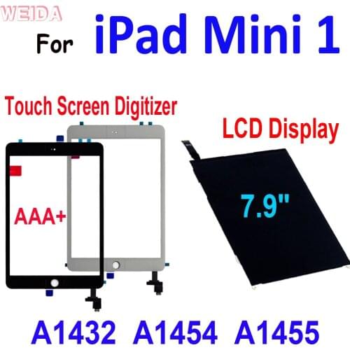 AAA+ 7.9" For iPad Mini 1 Mini1 Gen Retina A1432 A1454 A1455 LCD Display For iPad Mini 1 LCD Display or Touch Screen Digitizer
