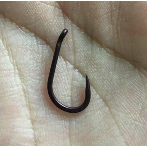 1000 x Camo Green / Camo Brown Barbless Wide Gape Raptor Beak Poin Hooks for Carp Fishings-Teflon Coated Carp Hooks