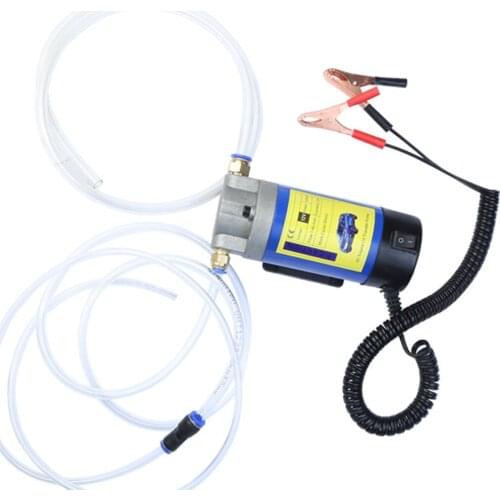 12V Electric Scavenge Suction Transfer Change Pump Metal Motor Oil Extractor Pump Air Pump For Car 1Pcs