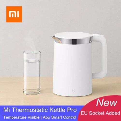 2020 New XIAOMI MIJIA Smart Electric Water Kettle Pro Thermostatic fast boiling stainless teapot Mihome App Control MJHWSH0YM