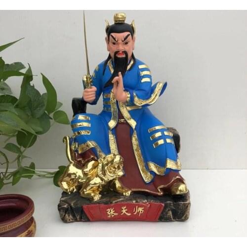 38cm large Taoist Buddhism HOME Shrine efficacious protection Southeast Asia Exorcise evil spirits ZHANG TIAN SHI God statue