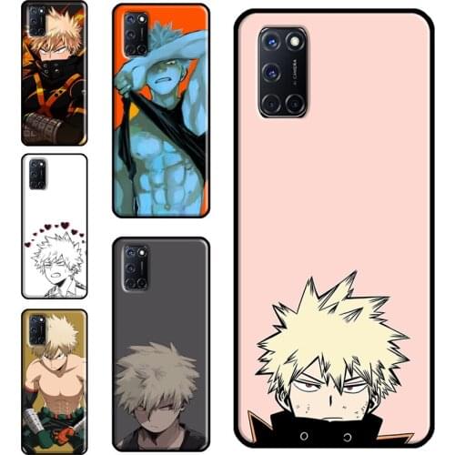Anime Katsuki Bakugou Case For OPPO A91 A93 A83 A15 A31 A53 A9 A5 2020 F5 Find X3 Pro A52 A72 A3S A5S Cover Capa
