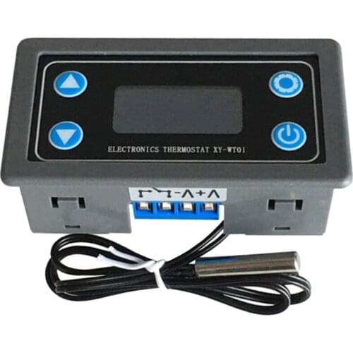 DC6~30V Digital Blue LED Temperature Controller Thermostat Control Switch Probe