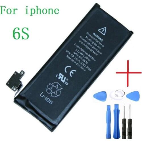 Mobile Phone Battery For iPhone 6S Real Capacity 1725mAh 3.8V battery for iphone 6S With Repair Tools Kit