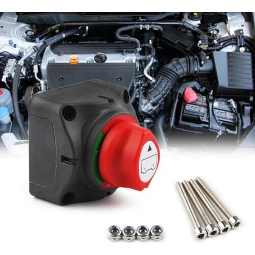 Master Switch 2 Position Disconnect Isolator for Car/Vehicle/RV/Boat/Marine 12-60V Battery Power Cut Off Kill Switch