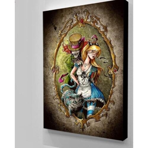 Full square drill diamond painting Cartoon Alice in Wonderland embroidery handicrafts mosaic needlework 5d diy diamond paint