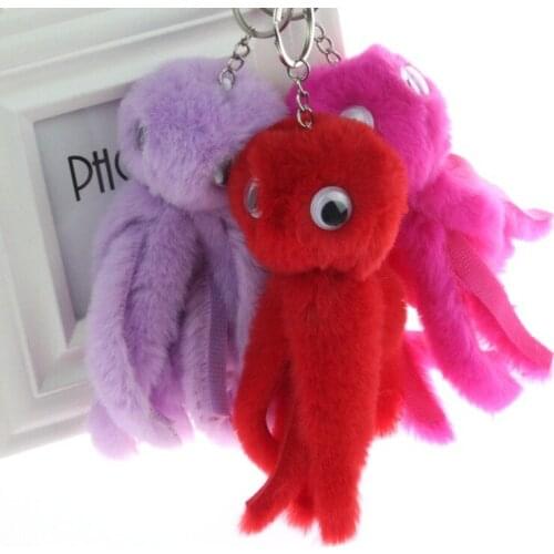 Hot Sale Lovely Simulation Octopus Pendant Plush Stuffed Toy Soft Animal Home Accessories Cute Doll Children Gifts