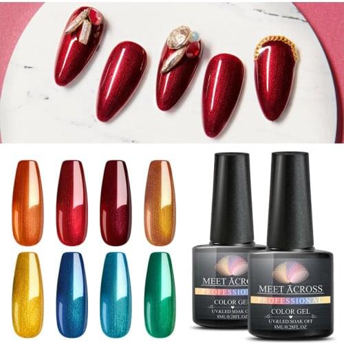 MEET ACROSS Mirror Gel Nail Polish