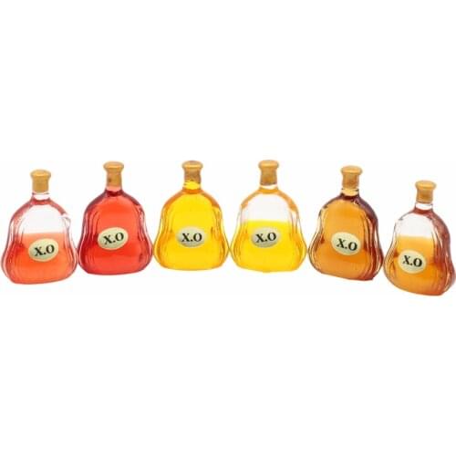 0.98" Dollhouse Miniatur 1:12 X.O Wine Bottles Home Bar Scene Landscape Decor Dolls Accessory Kids Gift Free shipping