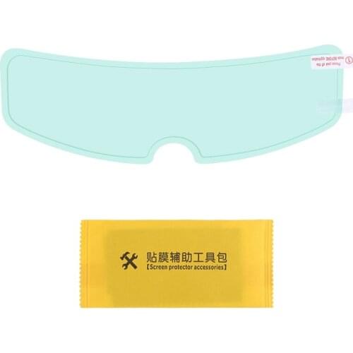 Clear Anti-Fog Patch Film Lens Universal for Full Half Face Motorcycle Helmet M2ED