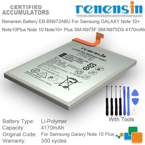 Renensin Samsung Galaxy Note 10 Batteries