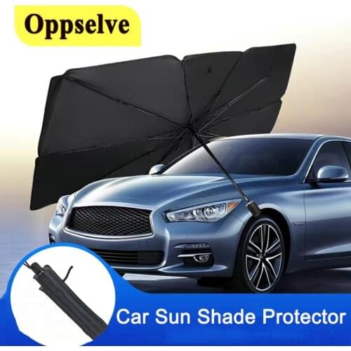 Car Sun Shade Protector Automotive Interior Parasol Car Windshield Cover Auto Front Window Sunshade Covers Protection Umbrella