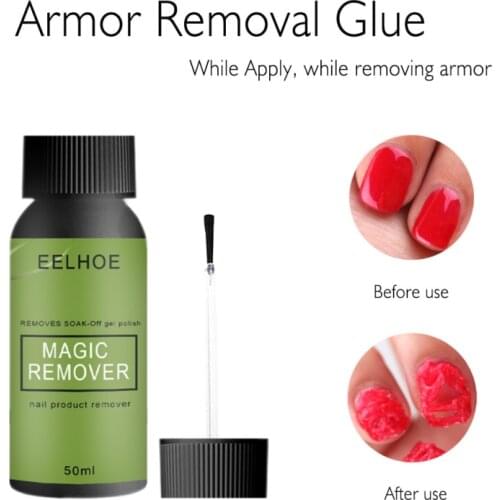 Eelhoe Nails Gel Remover UV Gel Nail Polish Soak-Off Gel Nail Degreaser Acrylic Liquid Quick Burst Remove Sticky Layer Manicure