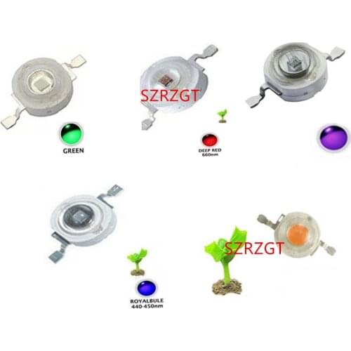 10pcs Real Full Watt CREE 1W 3W High Power LED lamp Bulb Diodes SMD 110-120LM LEDs Chip For 3W - 18W Spot light Downlight