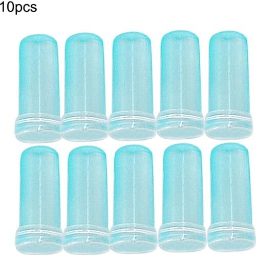 10pcs Flower Tube Blue Plastic Water Tube Flowers Plant Nutrition Keep Fresh Rhizome Tube Hydroponic Container Home Decor