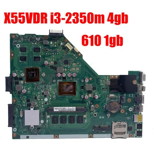 X55VDR Motherboard For ASUS X55VD Motherboard i3-4G X55VDR X55V X55C laptop Motherboard X55VD Motherboard test OK Main Board