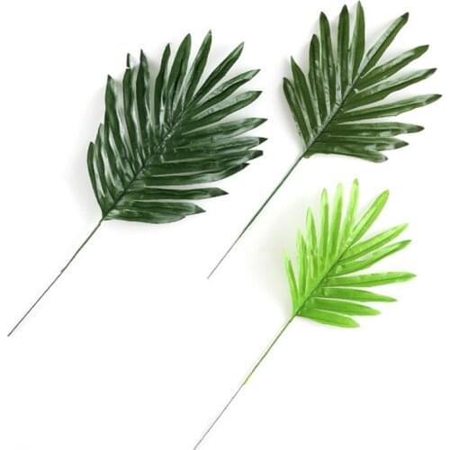Green Artificial Plants Turtle Leaf Scattered Tail Leaves Fake Plant Wedding Decoration Birthday Party Living Room Home Decor