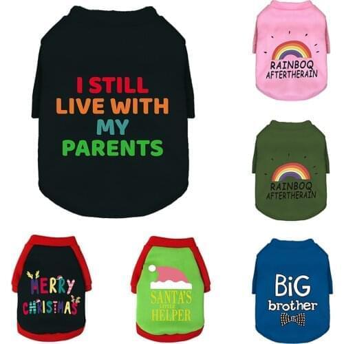 Print Dog Vest Spring Summer Pet Clothes for Small Medium Dogs Costume Chihuahua Pet Vest Yorkie Puppy Dog Clothes Ropa Perro