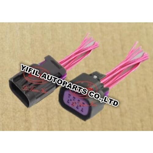 1/2/4/10sets/lot 10 Pin/Way Male Female Headlight Lamp Plug Connector Wire Harness Cable Pigtail For Buick REGAL EXCELLE LaCross