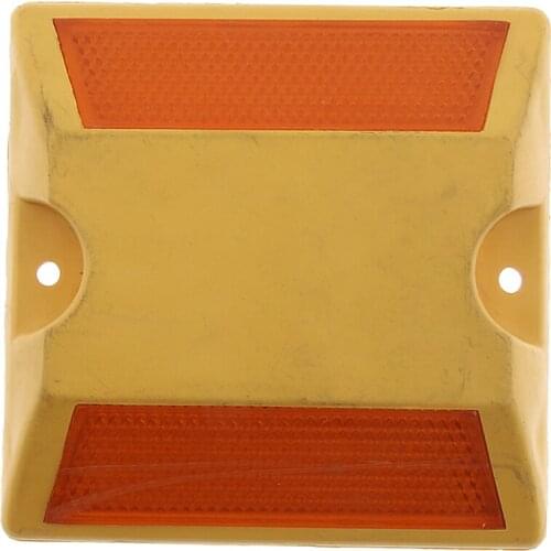 1Pc Commercial Reflective Road Pavement Marker, Reflective Road Sign, Yellow
