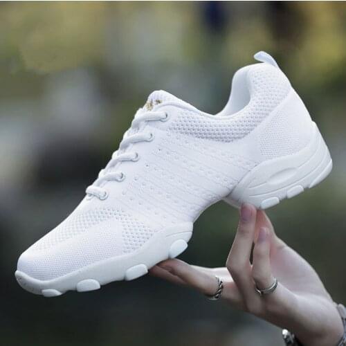 2020 Modern Soft Men Shoes Sports increased anti-skid square dance shoes sneakers net jazz shoes Fitness Team performance shoes