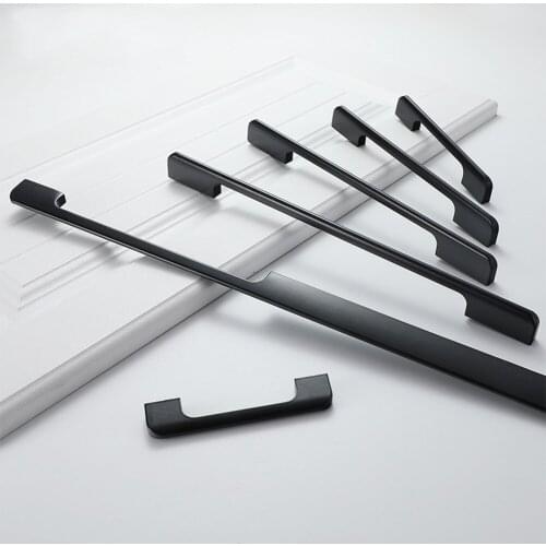 ETUUD 6Pcs Fashion Cabinet Handles Aluminum Alloy Kitchen Handles Cupboard Pulls Drawer Knobs Furniture Room Door Hardware